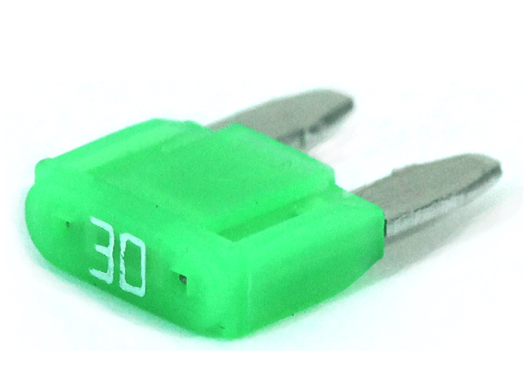 0MIN0030.MXGLO Littelfuse 30 Amp Mini Smart Glow Fuse Bag of 5 - Click Image to Close